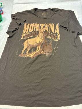 Banana Expression Montana The Treasure State Est 1889 Elk Graphic T-Shirt